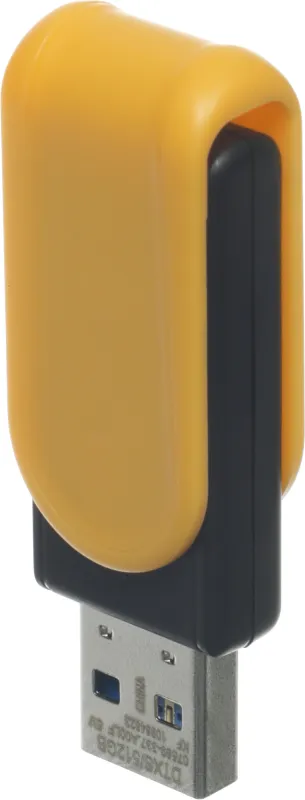 Флеш Диск Kingston 512GB DataTraveler Exodia S DTXS/512GB USB3.2 желтый/черный