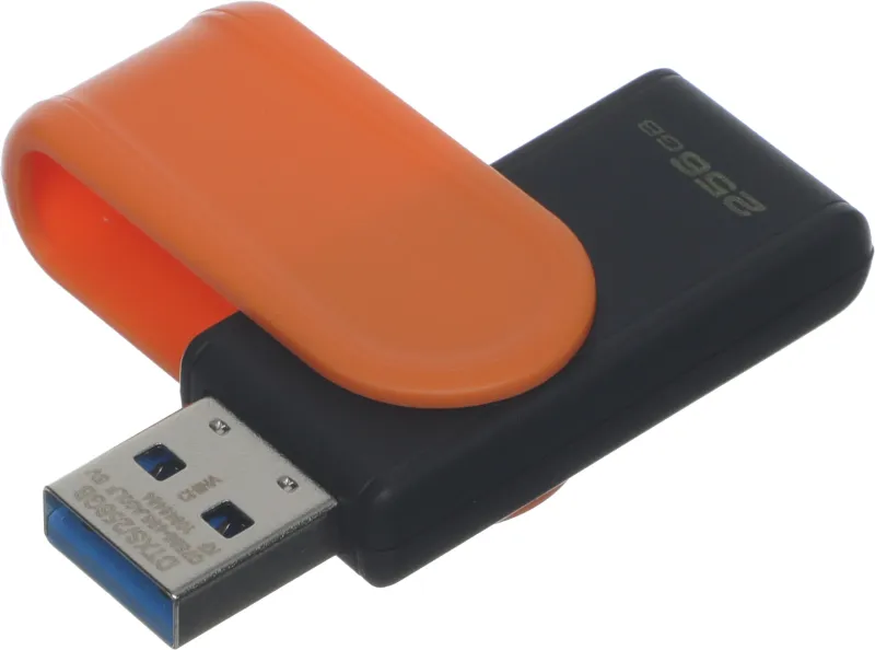 Флеш Диск Kingston 256GB DataTraveler Exodia S DTXS/256GB USB3.2 оранжевый/черный