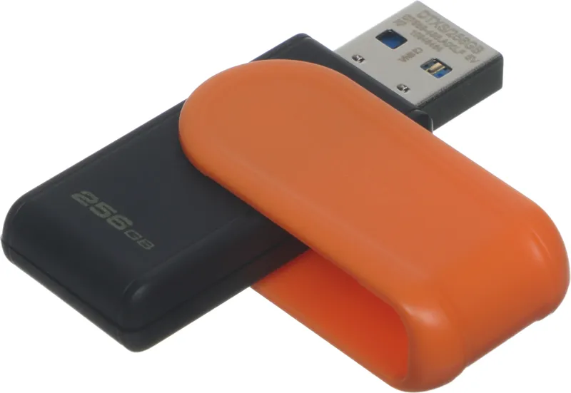 Флеш Диск Kingston 256GB DataTraveler Exodia S DTXS/256GB USB3.2 оранжевый/черный