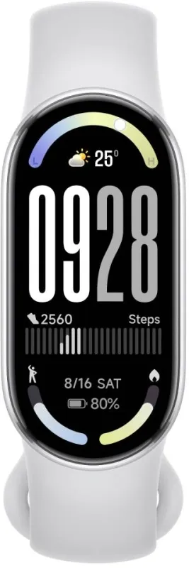 Фитнес-трекер Xiaomi Smart Band 10 TFT корп.:серебристый рем.:белый (BHR07PSGL)