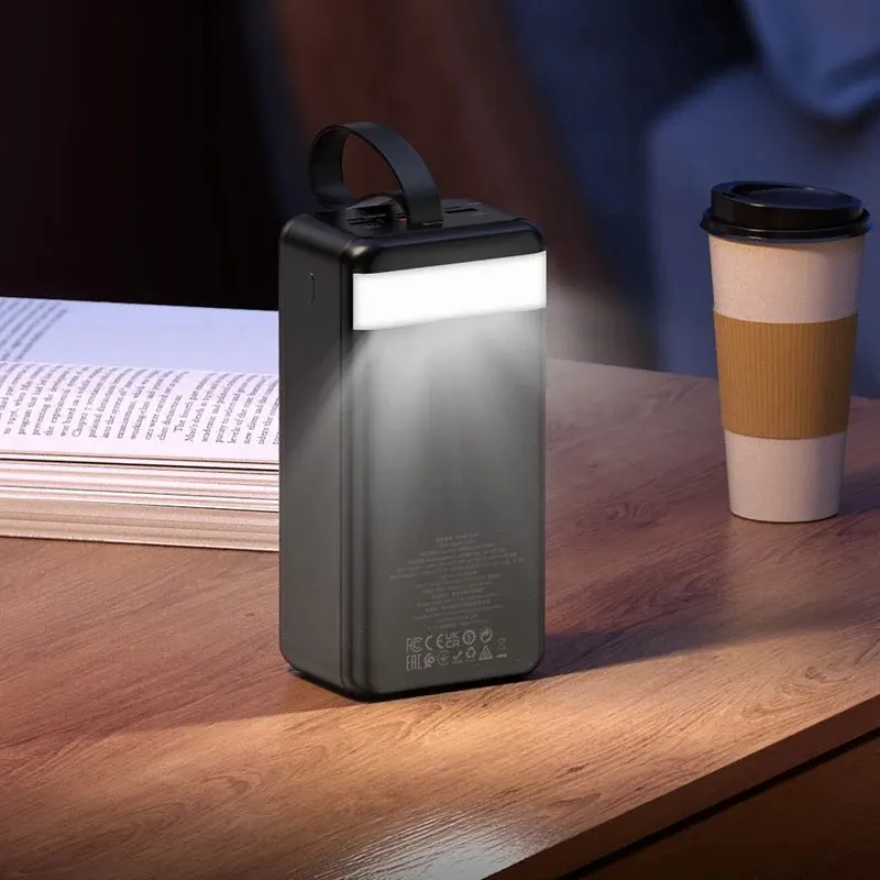 Мобильный аккумулятор Hoco J123C Element 60000mAh 5A черный (12098)