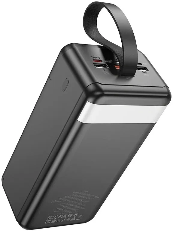 Мобильный аккумулятор Hoco J123C Element 60000mAh 5A черный (12098)