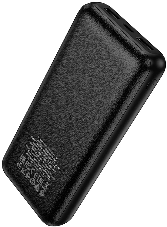 Мобильный аккумулятор Hoco J153A Stability 20000mAh 3A черный (56085)