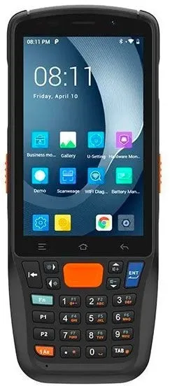 Терминал сбора данных Urovo CT48 / CT48-SU3S12E4031 / Android 12 / 2.0 GHz / 8xCore / MTK8768 / RAM 4 GB / ROM 32 GB / Urovo SE2030 / 2D Imager / 4.0" / 480 x 800 / 2G / 4G (LTE) / Bluetooth / GPS / GSM / Wi-Fi / 5000 mAh