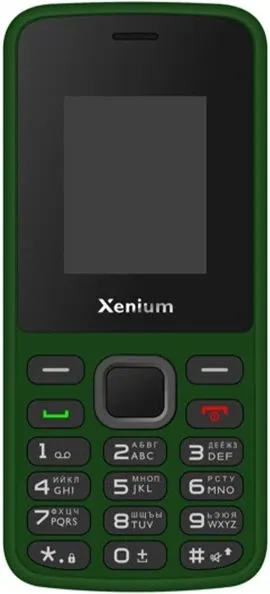 Мобильный телефон Xenium X175 зеленый моноблок 1.77" 128x160 Nucleus GSM900/1800 MP3
