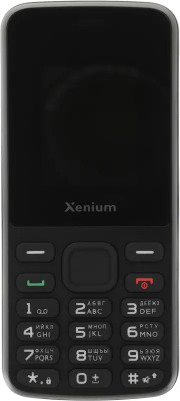 Мобильный телефон Xenium X175 черный моноблок 2Sim 1.8" 128x160 Nucleus GSM900/1800 MP3 FM
