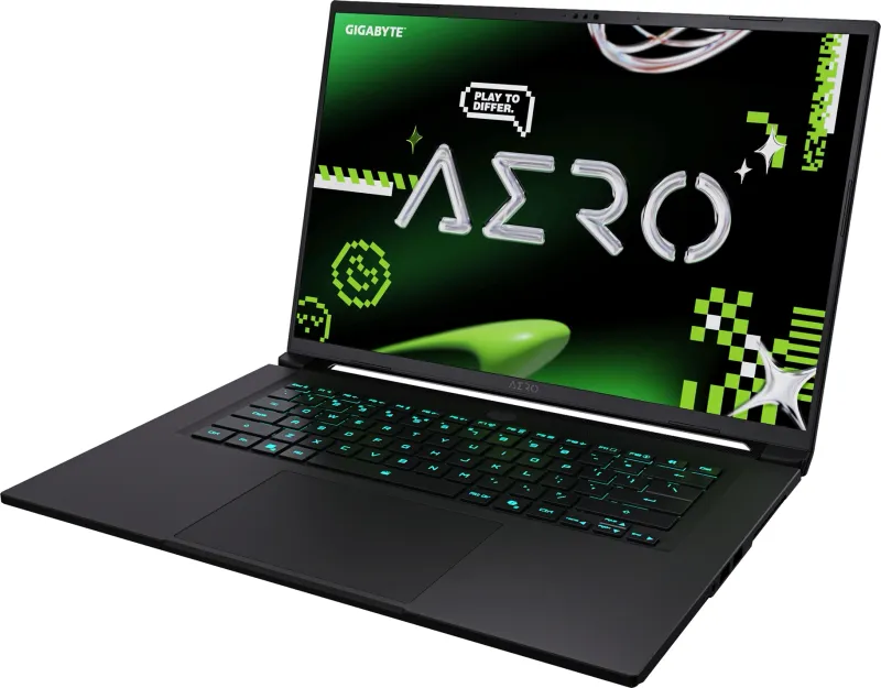 Ноутбук Gigabyte Aero X16 1VH Ryzen AI 7 350 32Gb SSD1Tb NVIDIA GeForce RTX5060 8Gb 16" IPS QHD+ (2880x1800) без ОС grey WiFi BT Cam (1VH93KZC64AD)