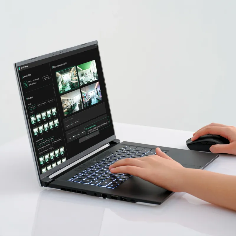 Ноутбук Gigabyte Aero X16 1WH Ryzen AI 7 350 32Gb SSD1Tb NVIDIA GeForce RTX5070 8Gb 16" IPS QHD+ (2880x1800) Windows 11 white WiFi BT Cam (1WH93KZC64DH)