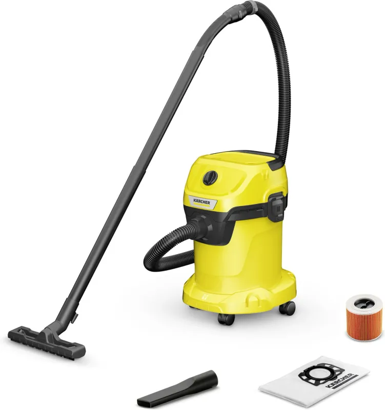 Строительный пылесос Karcher WD 3 V-17/4/20 1000Вт желтый
