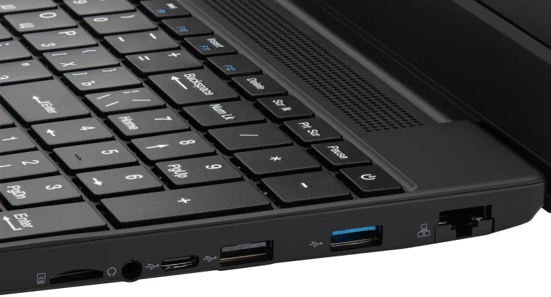 Ноутбук IRU Tactio G15AL Core i5 1335U 16Gb SSD512Gb Intel Iris Xe 15" IPS FHD Windows 11 Pro 64 black WiFi BT (2125433)