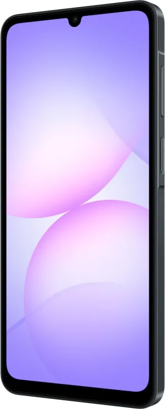 Смартфон Samsung SM-A075F Galaxy A07 128Gb 6Gb черный моноблок 3G 4G 2Sim 6.7" 720x1600 Android 15 50Mpix 802.11 a/b/g/n/ac GPS GSM900/1800 GSM1900 Protect microSD max2048Gb