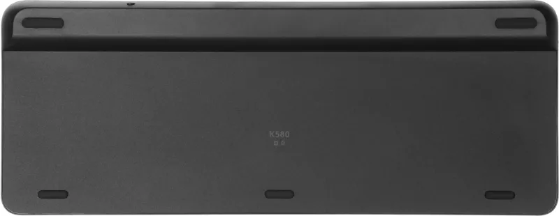 Клавиатура Logitech K580 черный/серебристый USB беспроводная BT/Radio slim Multimedia (920-009208)