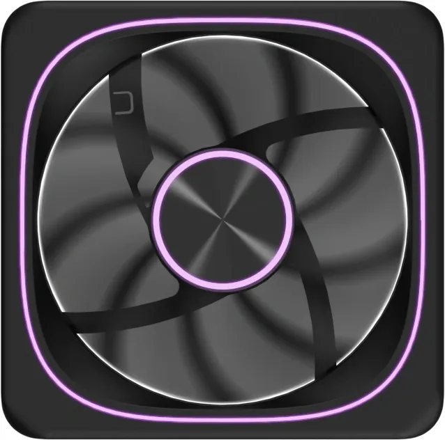 Вентилятор для корпуса Formula Air Fusion 1 BK Reverse ARGB 120х120x28 черный 4-pin 35.97дБ (упак.:1шт) (AIR FUSION 1 BK REVERSE) Ret