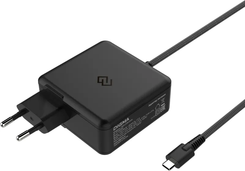 Блок питания Digma DM-U100-GAN автоматический 100W 5V-20V 3A от бытовой электросети