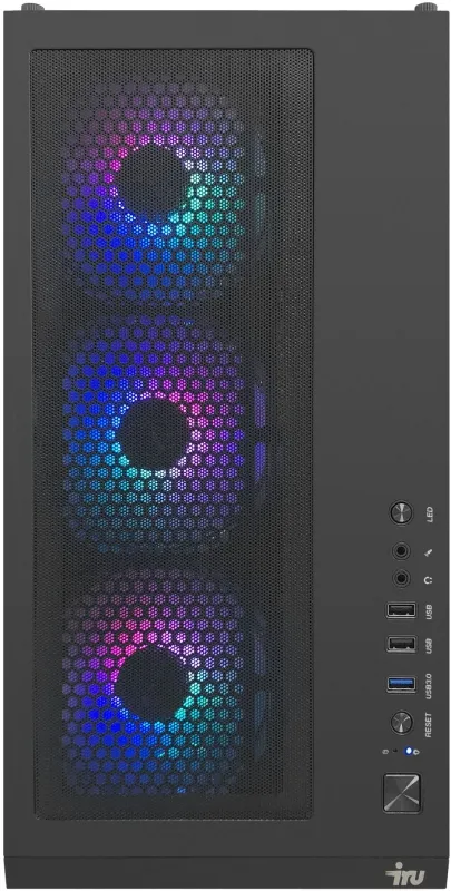 ПК IRU Tactio 510B7GP TWR i7 14700F (2.1) 64Gb SSD1Tb RTX5070Ti 16Gb Windows 11 Pro GbitEth 850W черный (RUS) (2126646)