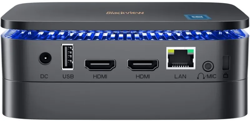 ПК Мини Blackview MP60 N150 (0.8) 16Gb SSD1Tb Graphics Windows 11 Pro GbitEth WiFi BT черный