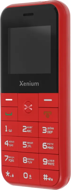 Мобильный телефон Xenium X718 красный моноблок 2Sim 1.77" 128x160 Spreadtrum ThreadX RTOS 0.3Mpix GSM900/1800 MP3