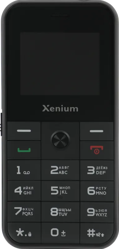 Мобильный телефон Xenium X718 черный моноблок 2Sim 1.77" 128x160 Spreadtrum ThreadX RTOS 0.3Mpix GSM900/1800 MP3