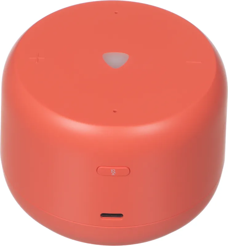 Умная колонка Yandex Станция Лайт 2 без часов Алиса coral 6W 1.0 BT/Wi-Fi 10м (YNDX-00028ORG)