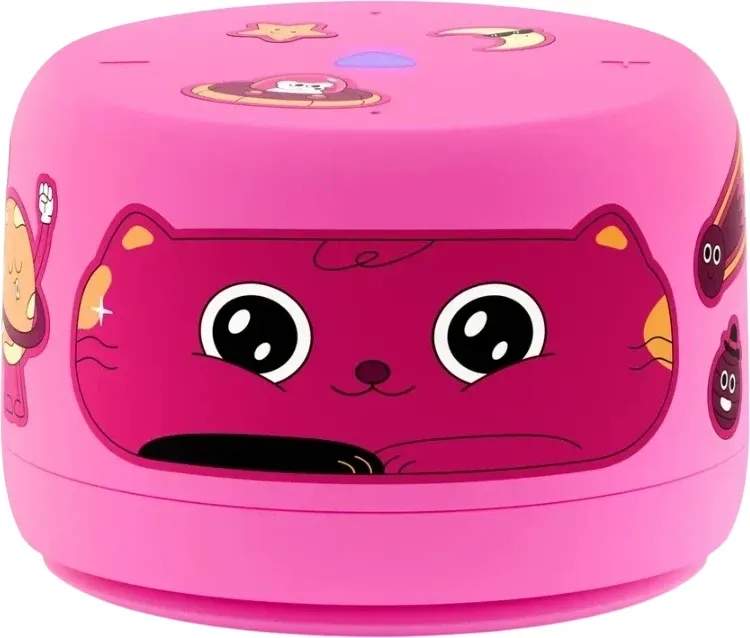 Умная колонка Yandex Станция Лайт 2 без часов Алиса розовый 6W 1.0 BT/Wi-Fi 10м (YNDX-00028PNK)