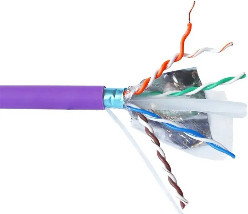 Кабель информационный Lanmaster LAN-6AUMTP-HFLT-VI кат.6A UTP 4 пары 23AWG LSZH внутренний 305м фиолетовый