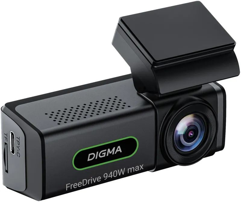 Видеорегистратор Digma FreeDrive 940W max черный 8Mpix 2160x3840 170гр. Allwinner