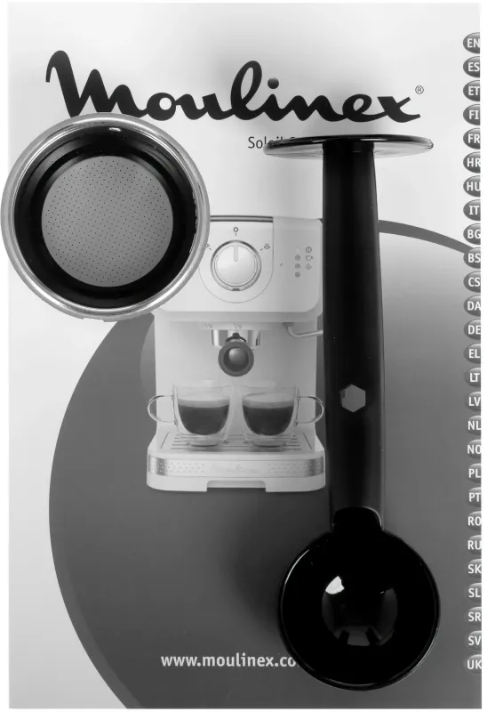 Кофеварка рожковая Moulinex XP330A10 1140Вт белый