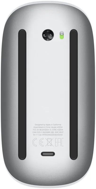 Мышь Apple Magic Mouse 3 A3204 белый лазерная беспров. BT для ноутбука (MXK53ZA/A)