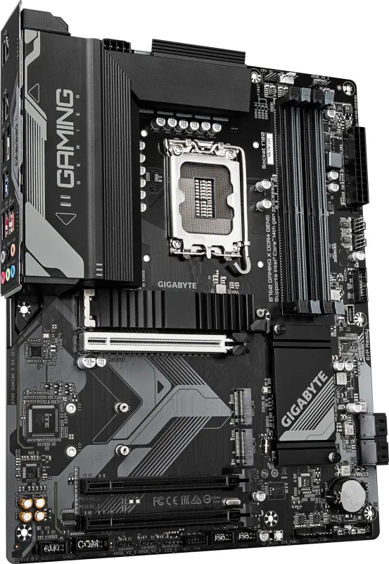 Материнская плата Gigabyte B760 GAMING X D4 GEN5 Soc-1700 Intel B760 4xDDR4 ATX AC`97 8ch(7.1) 2.5Gg RAID+HDMI+DP