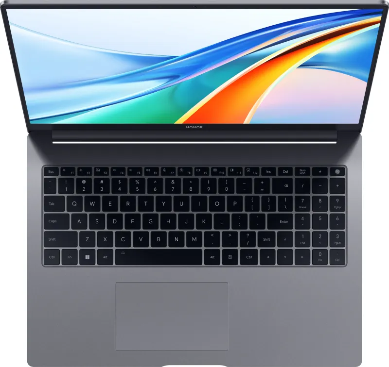 Ноутбук Honor MagicBook X16 Plus 2024 BRI-76 Ryzen 7 8845HS 16Gb SSD512Gb AMD Radeon 780M 16" IPS WUXGA (1920x1200) Windows 11 Home grey space WiFi BT Cam (5301AJPD)