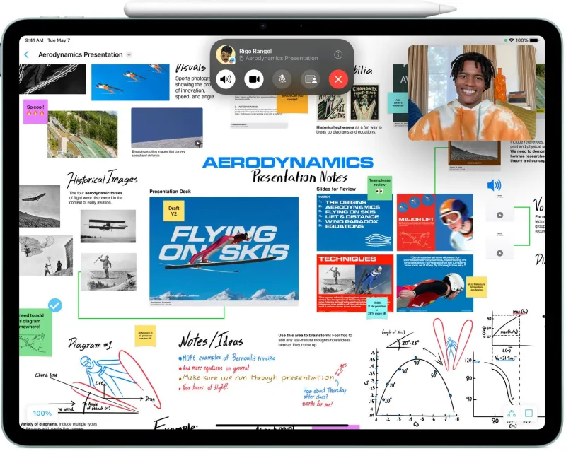 Стилус Apple A2538 Pencil Pro для Apple iPad/Pro M4/Air M2/M3/M4/Mini A17 Pro белый (MX2D3AM/A)