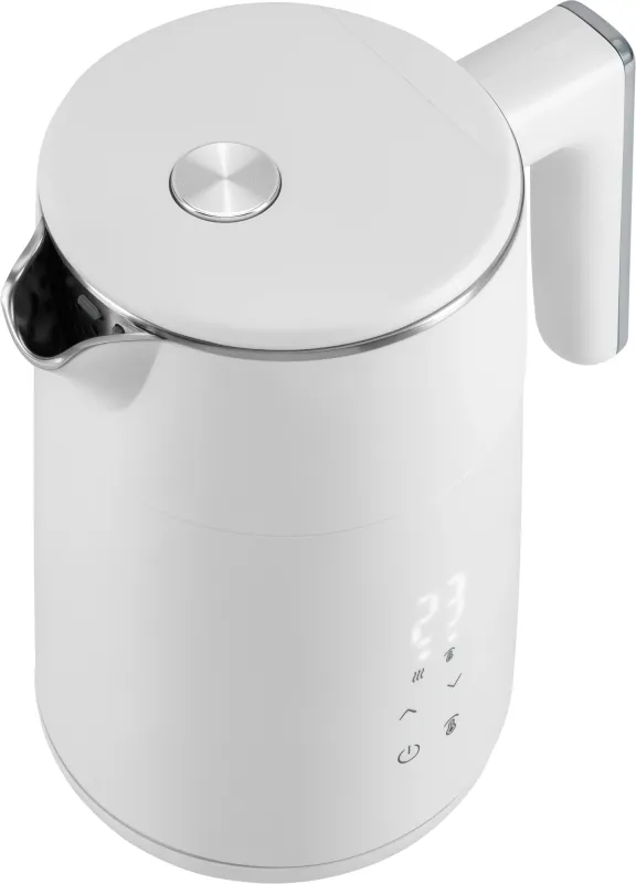 Чайник электрический Hyundai HYK-S9500 1.5л. 2200Вт белый корпус: металл/пластик