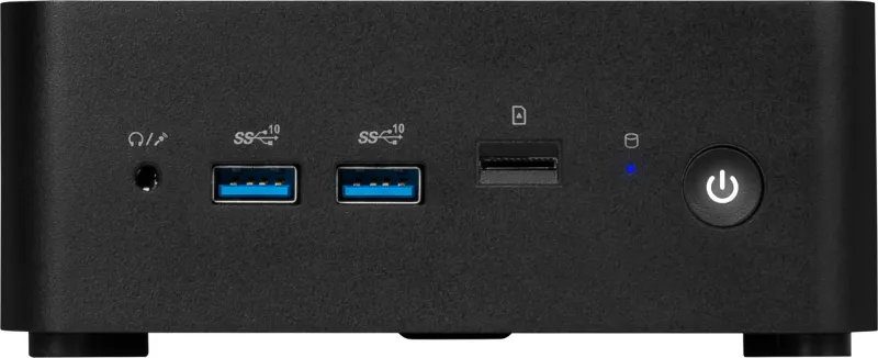 Неттоп MSI Cubi NUC 1M-098RU Core 5 120U (1.4) 16Gb SSD512Gb Graphics CR Windows 11 Pro 2xGbitEth WiFi BT 120W черный (9S6-B0B111-218)