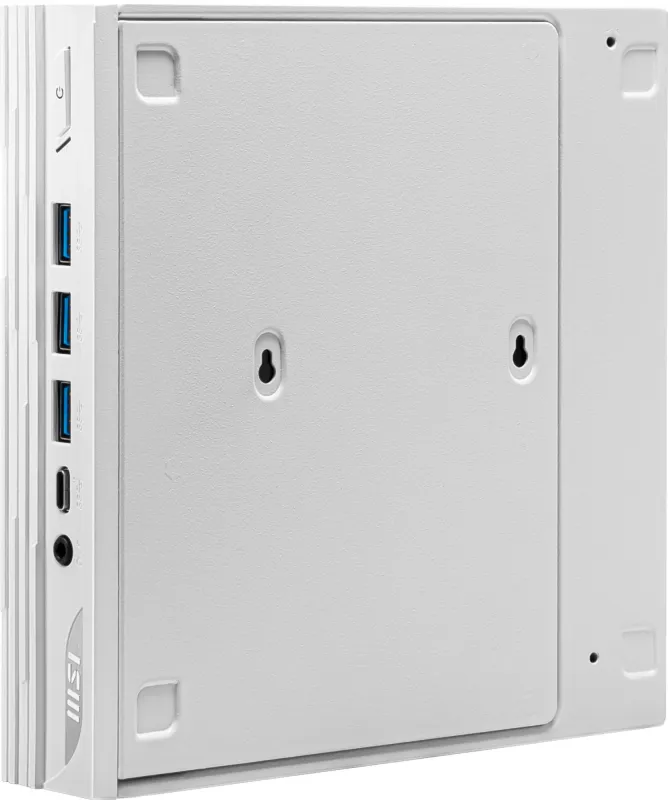 Неттоп MSI Pro DP10 13M-251RU i5 1340P (1.9) 16Gb SSD512Gb Iris Xe Windows 11 Pro 2.5xGbitEth WiFi BT 120W белый (9S6-B0A612-251)