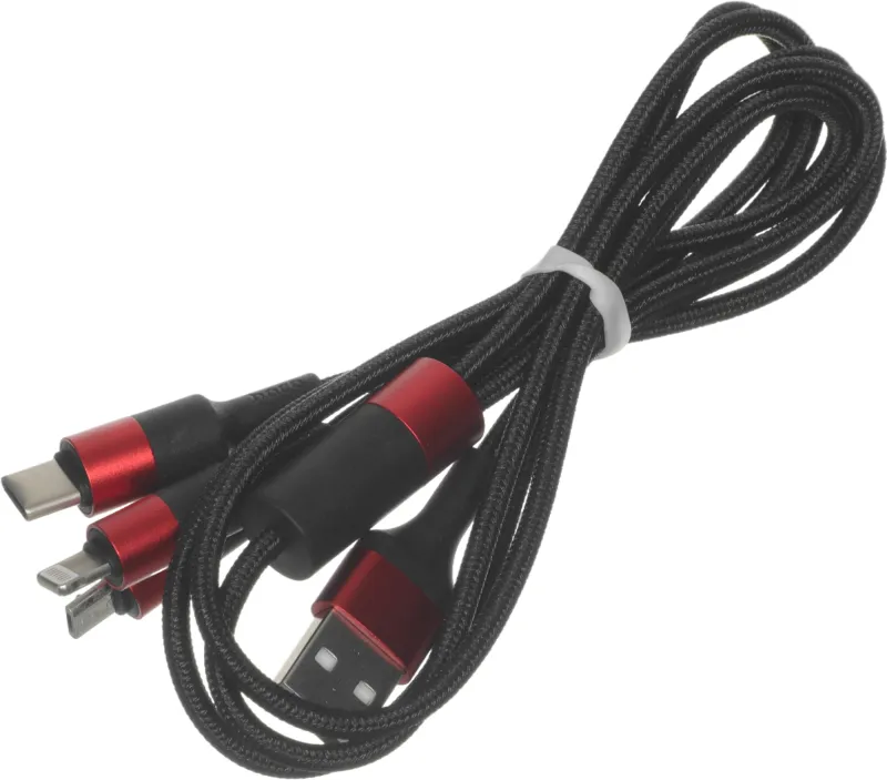 Кабель Hoco X26 Xpress one 80282 1м черный/красный
