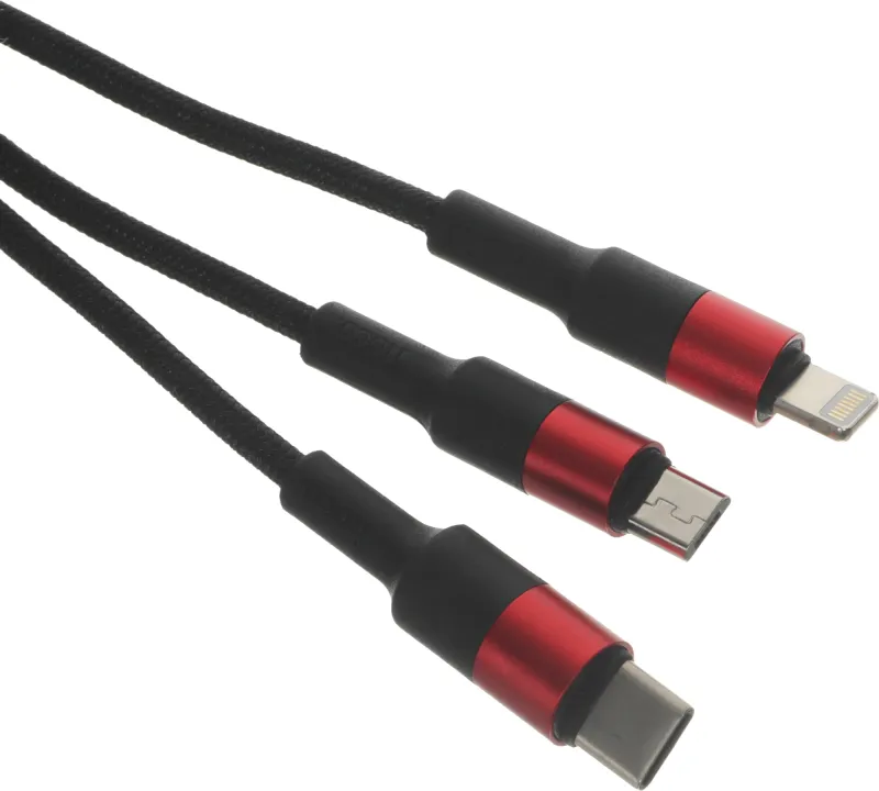 Кабель Hoco X26 Xpress one 80282 1м черный/красный