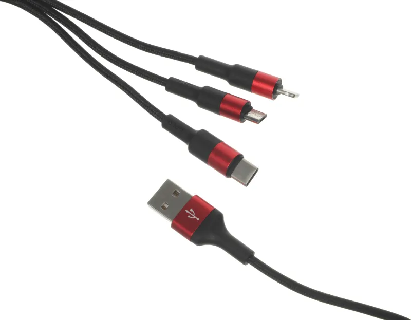 Кабель Hoco X26 Xpress one 80282 1м черный/красный