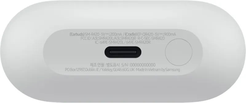 Гарнитура внутриканальные Samsung Galaxy Buds 3 FE R420 серый беспроводные bluetooth в ушной раковине (SM-R420NZAACIS)