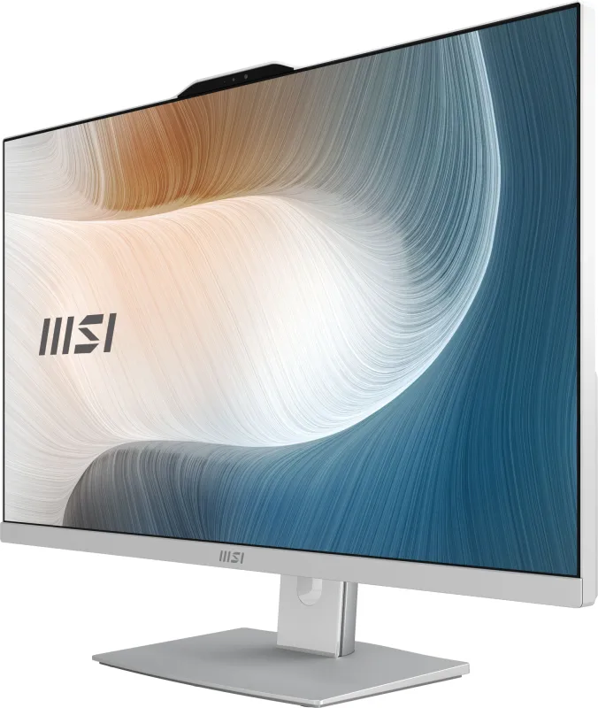Моноблок MSI Modern AM272P 1M-685XRU 27" Full HD Core 7 150U (1.8) 32Gb SSD1Tb Graphics без ОС GbitEth WiFi BT 120W клавиатура мышь Cam белый 1920x1080