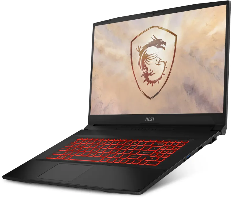 Ноутбук MSI Katana 17 B13UCR-1609XRU Core i5 13420H 16Gb SSD1Tb NVIDIA GeForce RTX 3050 4Gb 17.3" IPS FHD (1920x1080) FreeDOS black WiFi BT Cam (9S7-17L541-1609)