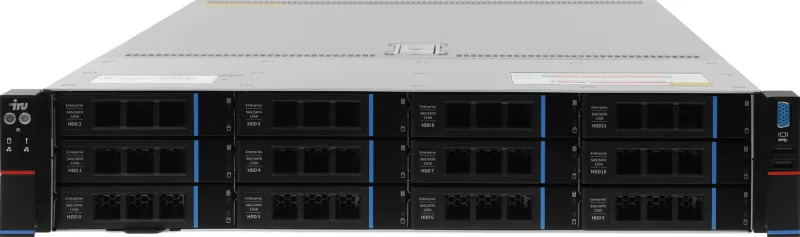 Сервер IRU Rock G2212AG3 2x7413 2x32Gb 9361-8I AST2500 2xGigEth 2x1600W w/o OS (2135441)