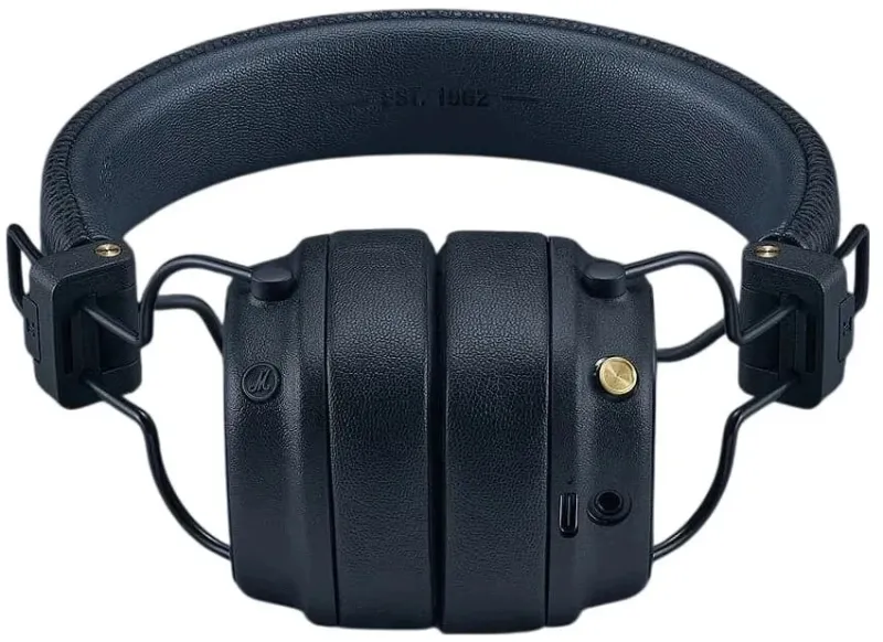 Гарнитура накладные Marshall Major V синий беспроводные bluetooth оголовье (MAJOR V BLUE)
