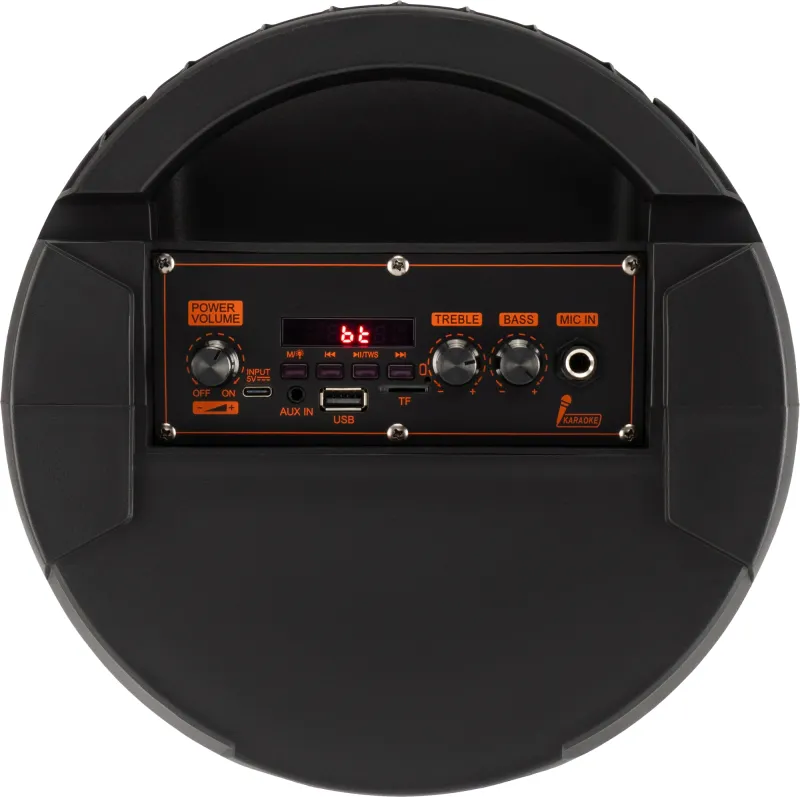 Минисистема Hyundai H-MC1213 черный 20Вт FM USB BT micro SD