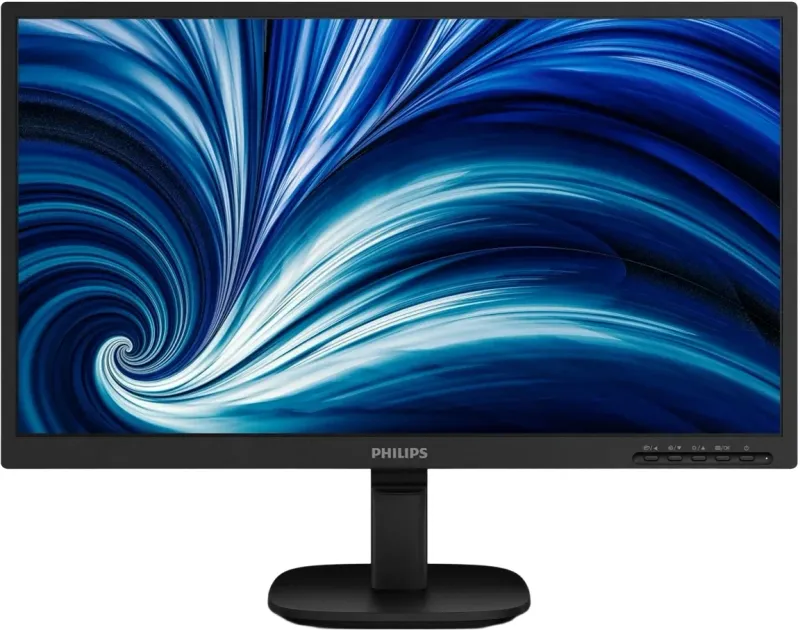 Монитор Philips 23.8" 24B2N2100L черный IPS LED 4ms 16:9 HDMI матовая 1300:1 250cd 178гр/178гр 1920x1080 100Hz VGA FHD 4.37кг