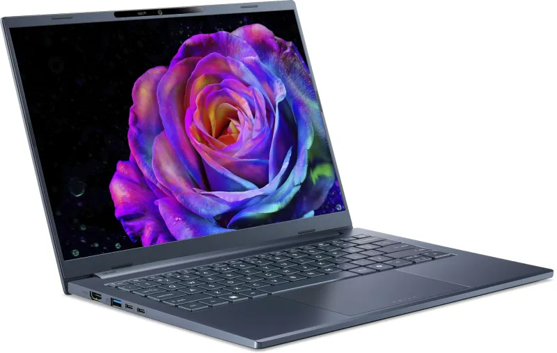 Ноутбук Acer Swift Go 14 AI SFG14-75-58NB Core Ultra 5 226V 16Gb SSD1Tb Intel Arc 14" OLED WUXGA (1920x1200) без ОС blue WiFi BT Cam (NX.JNBCD.007)