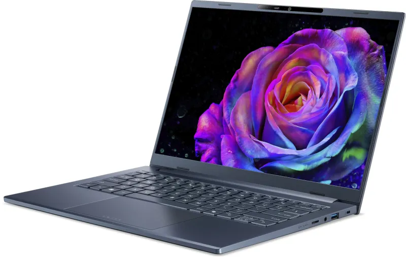 Ноутбук Acer Swift Go 14 AI SFG14-75-58NB Core Ultra 5 226V 16Gb SSD1Tb Intel Arc 14" OLED WUXGA (1920x1200) без ОС blue WiFi BT Cam (NX.JNBCD.007)