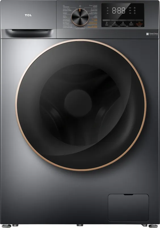 Стиральная машина TCL W-P210W с паром класс: A+++ загр.фронтальная макс.:10кг серый инвертор