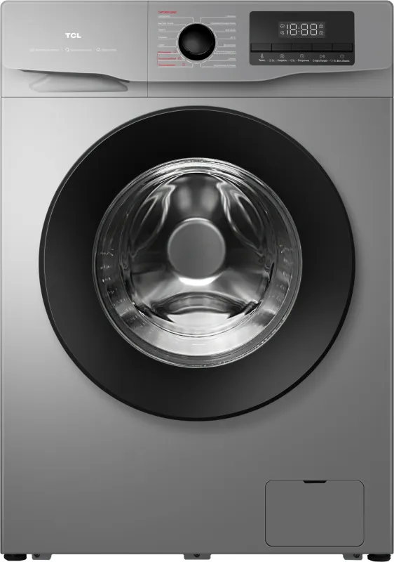 Стиральная машина TCL W-SF606G с паром класс: A+++ загр.фронтальная макс.:6кг серый инвертор