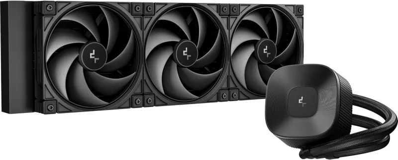 Система водяного охлаждения Deepcool LE360 V2 Zero Dark Soc-AM5/AM4/1200/1700/1851 черный 4-pin 19-31.6dB Al 250W 1632gr Ret (R-LE360ZERO-BKLNMD-G-1)