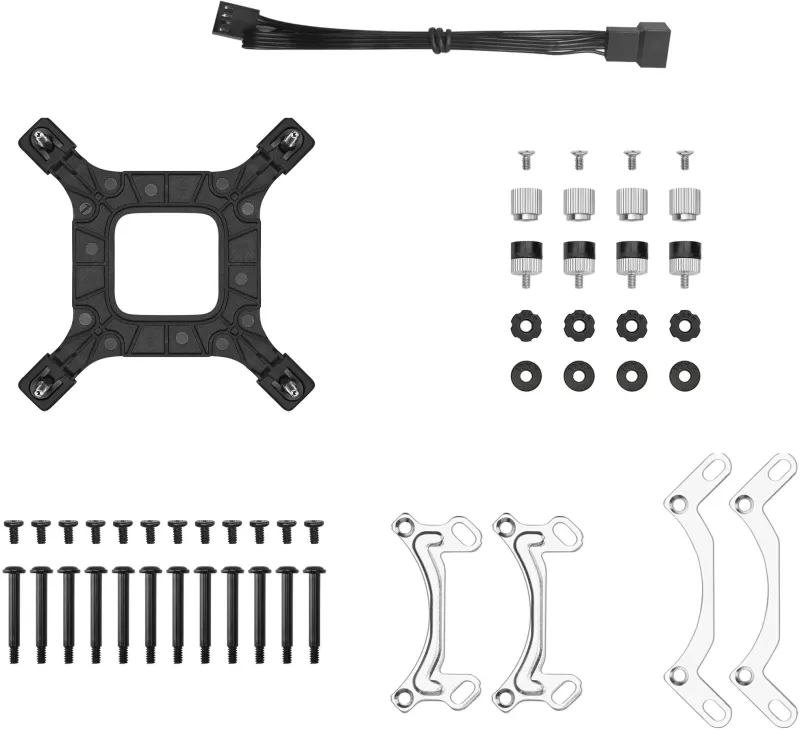 Система водяного охлаждения Deepcool LE360 V2 Zero Dark Soc-AM5/AM4/1200/1700/1851 черный 4-pin 19-31.6dB Al 250W 1632gr Ret (R-LE360ZERO-BKLNMD-G-1)